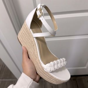 summer wedges with braided strap from Michael Kors boutique store